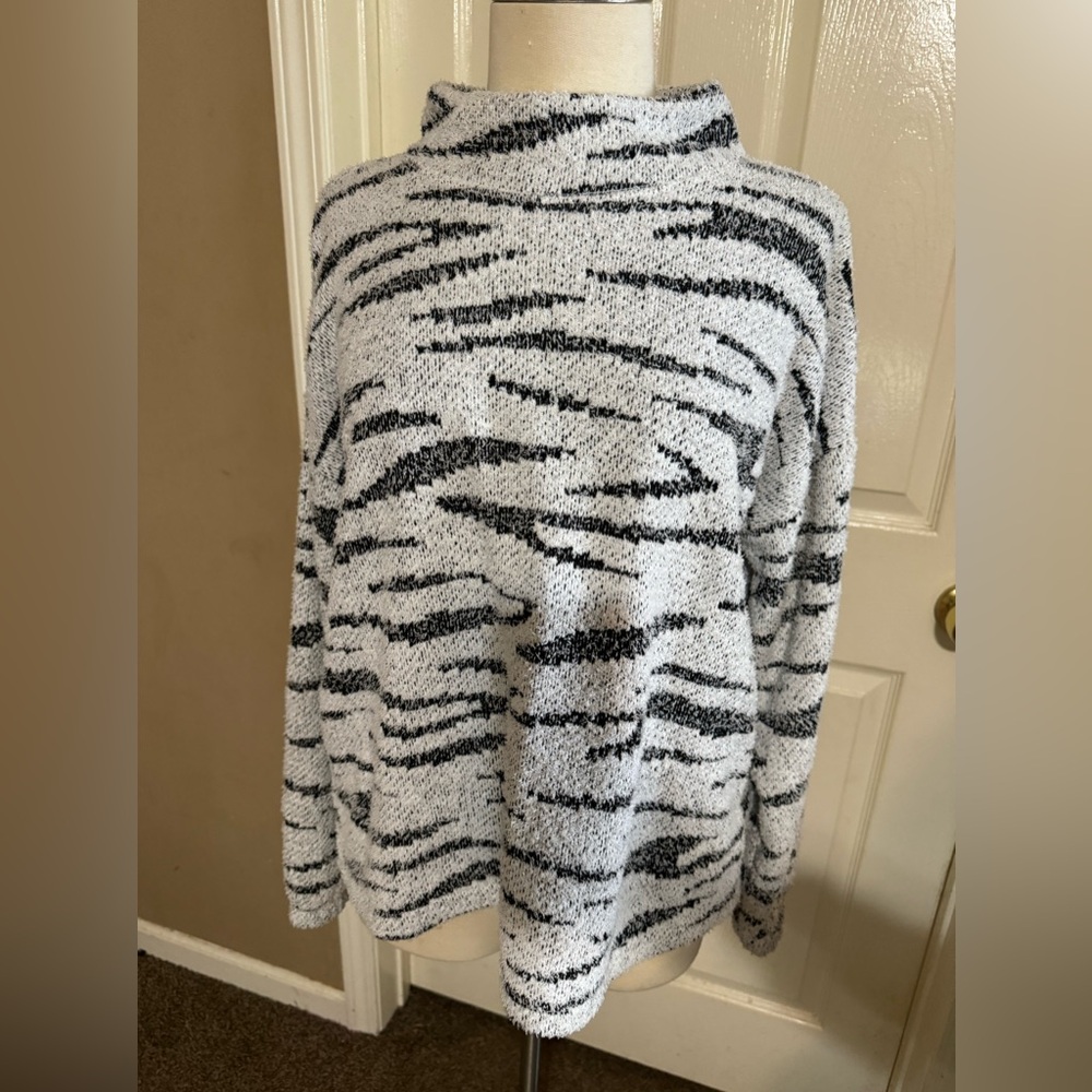 Mock neck sweater